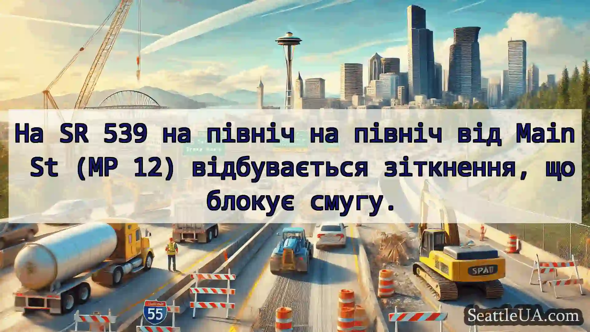 Транспортні новини Сіетла На SR 539 на північ на північ від