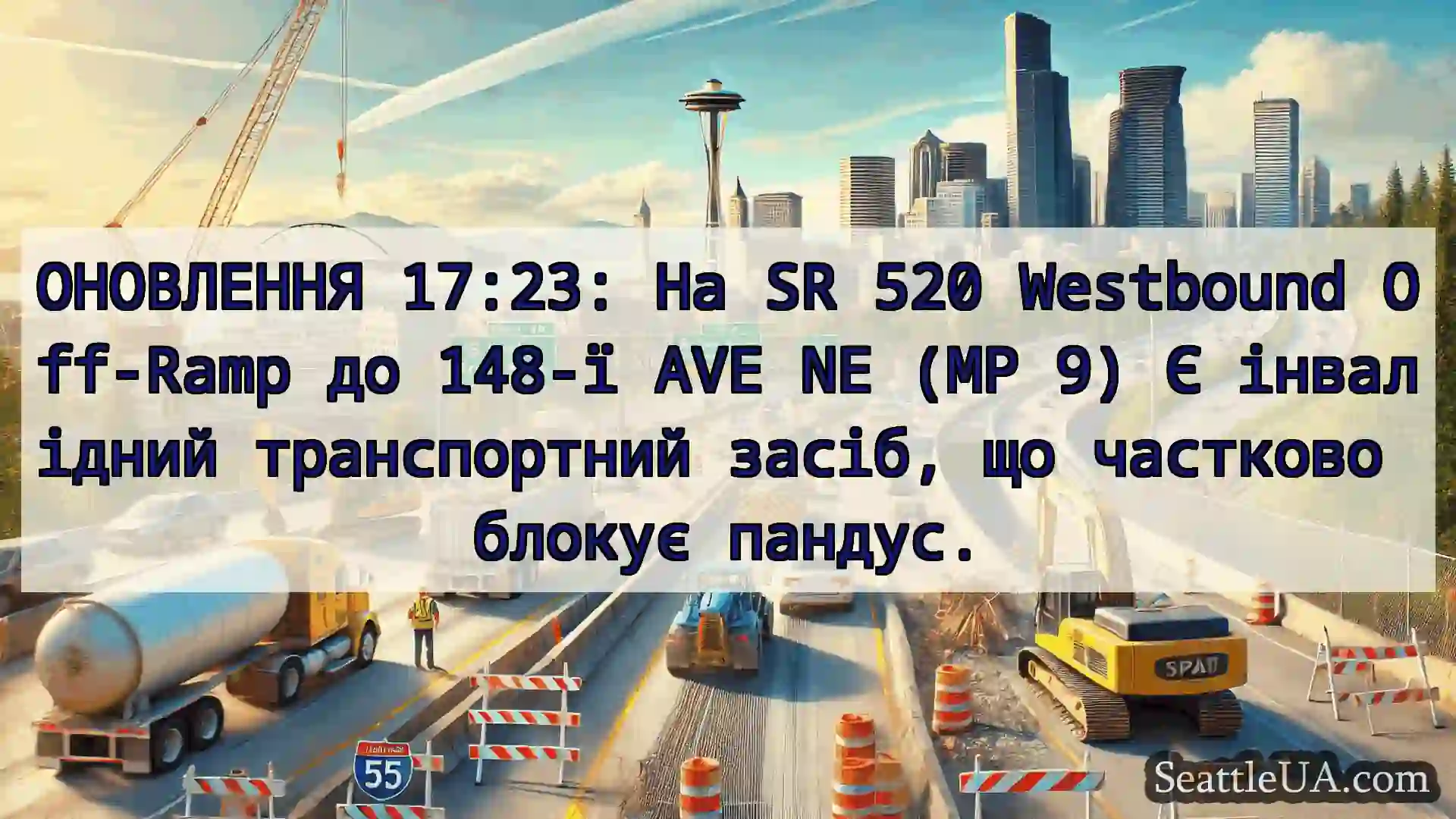 Транспортні новини Сіетла ОНОВЛЕННЯ 17:23: На SR 520