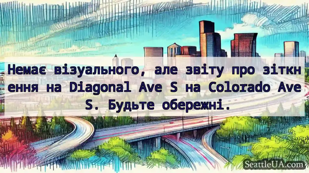 Транспортні новини Сіетла Немає візуального, але звіту про
