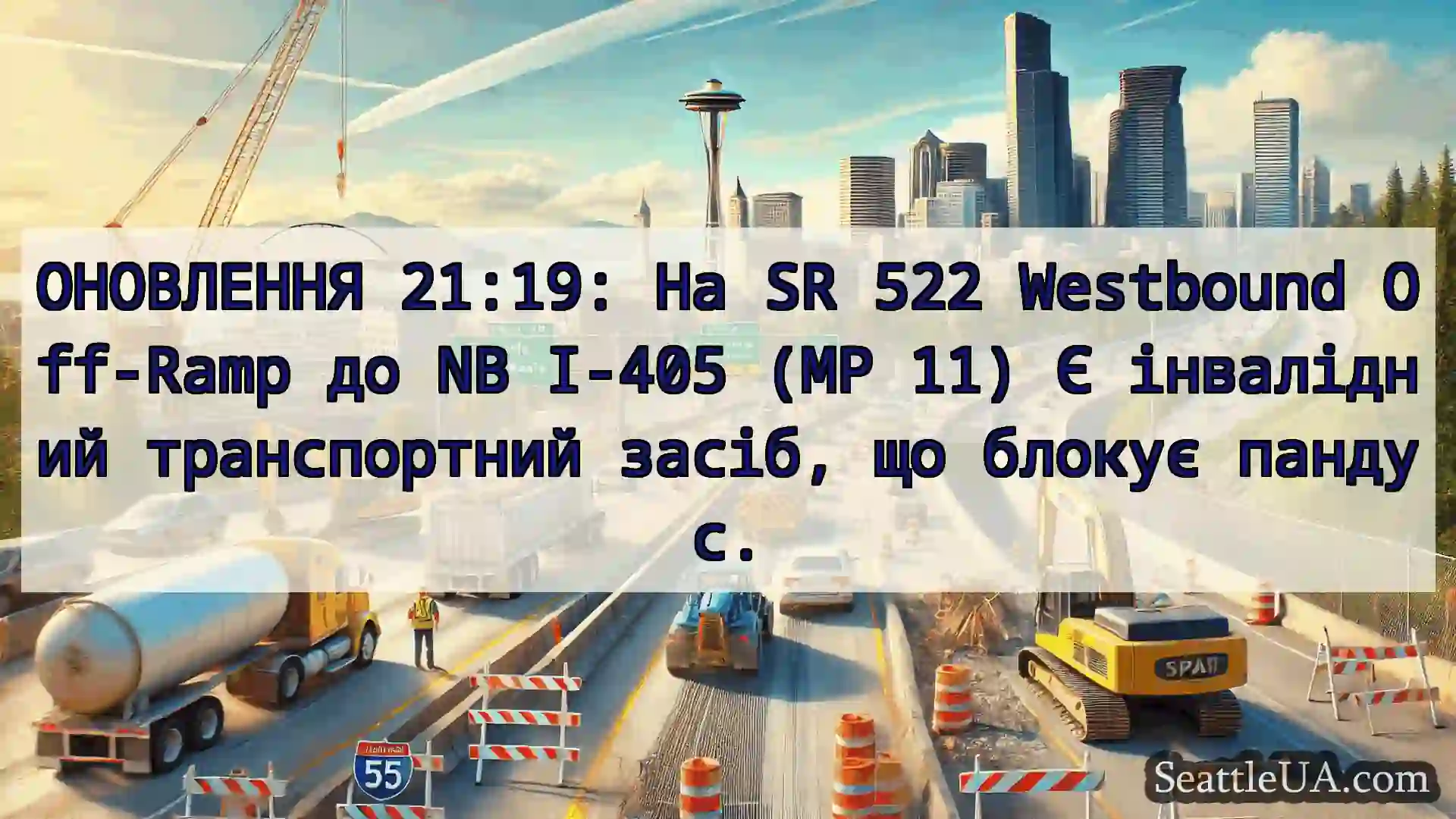 Транспортні новини Сіетла ОНОВЛЕННЯ 21:19: На SR 522