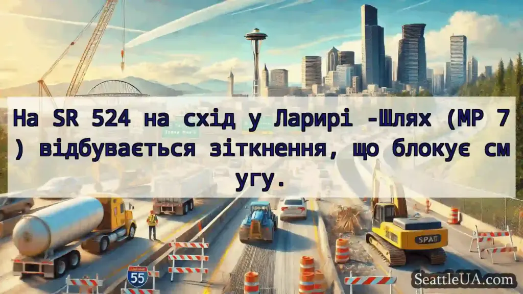 Транспортні новини Сіетла На SR 524 на схід у Ларирі -Шлях