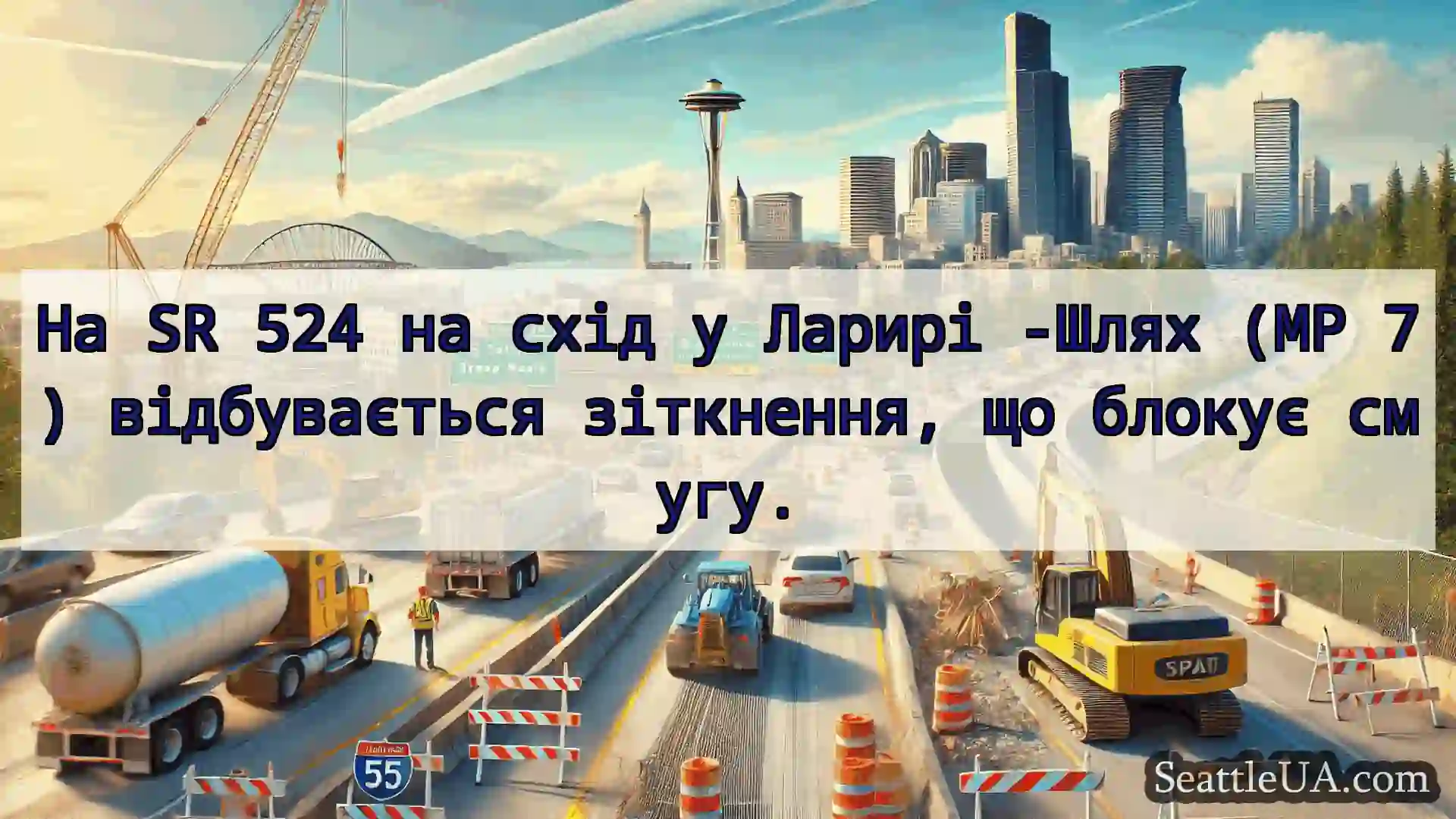 Транспортні новини Сіетла На SR 524 на схід у Ларирі -Шлях