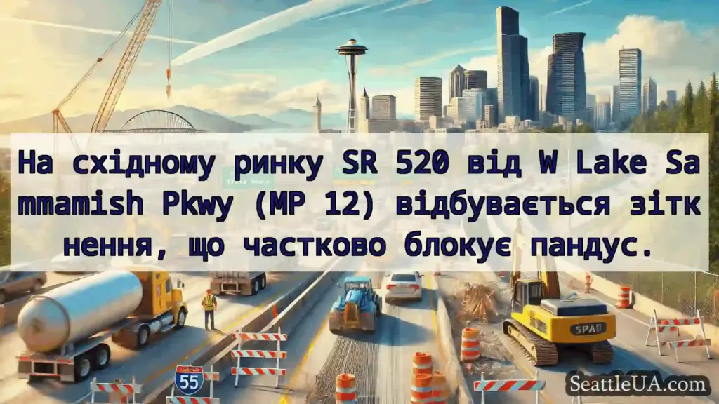 Транспортні новини Сіетла На східному ринку SR 520 від W