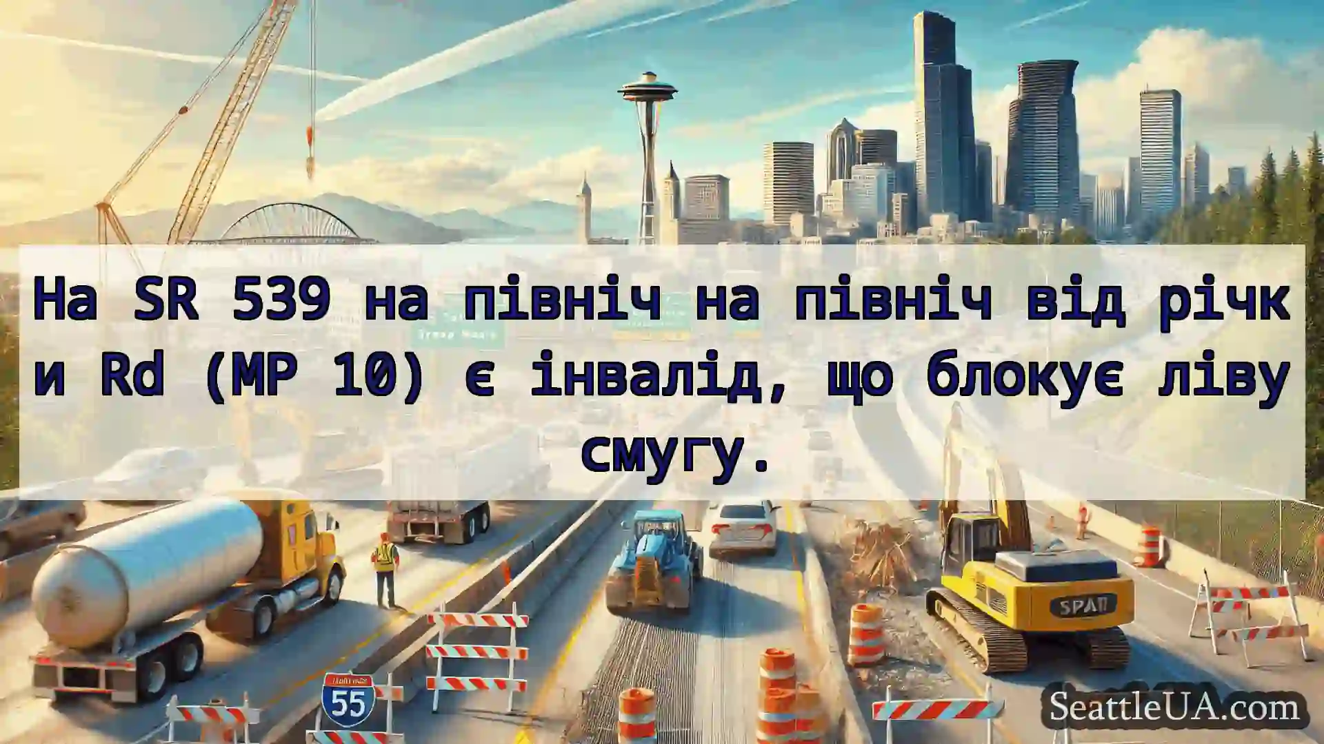 Транспортні новини Сіетла На SR 539 на північ на північ від