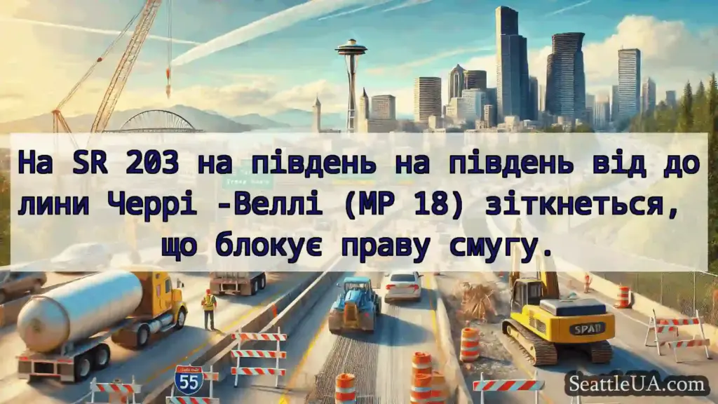 Транспортні новини Сіетла На SR 203 на південь на південь