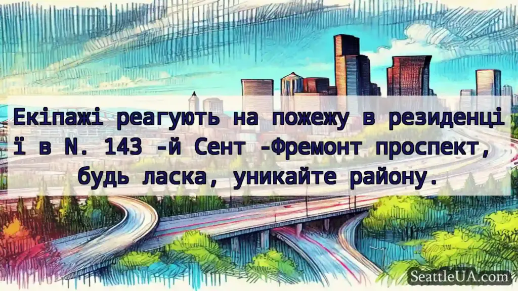 Транспортні новини Сіетла Екіпажі реагують на пожежу в
