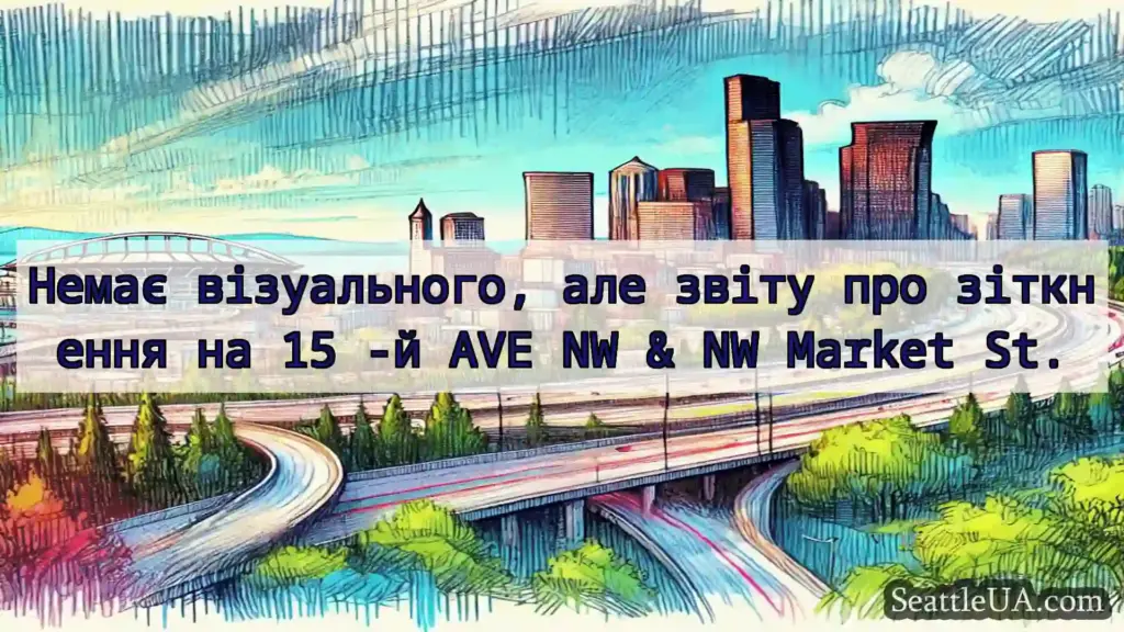 Транспортні новини Сіетла Немає візуального, але звіту про