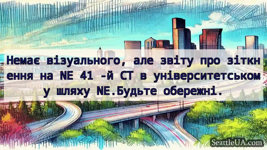 Транспортні новини Сіетла Немає візуального, але звіту про