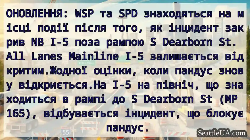Транспортні новини Сіетла ОНОВЛЕННЯ: WSP та SPD знаходяться