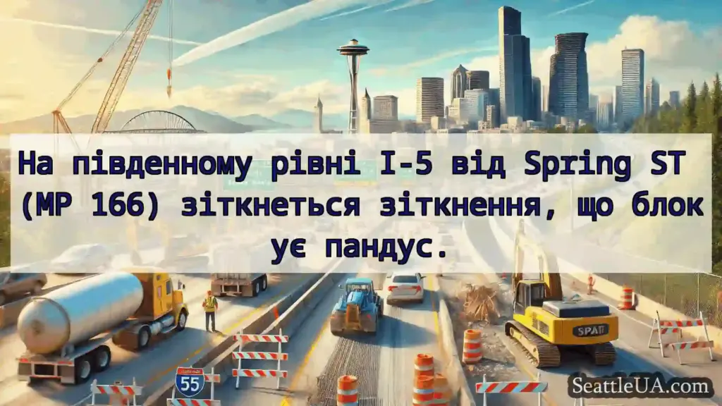 Транспортні новини Сіетла На південному рівні I-5 від Spring