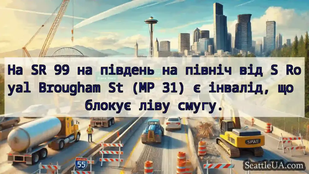 На SR 99 на південь на північ від S Royal