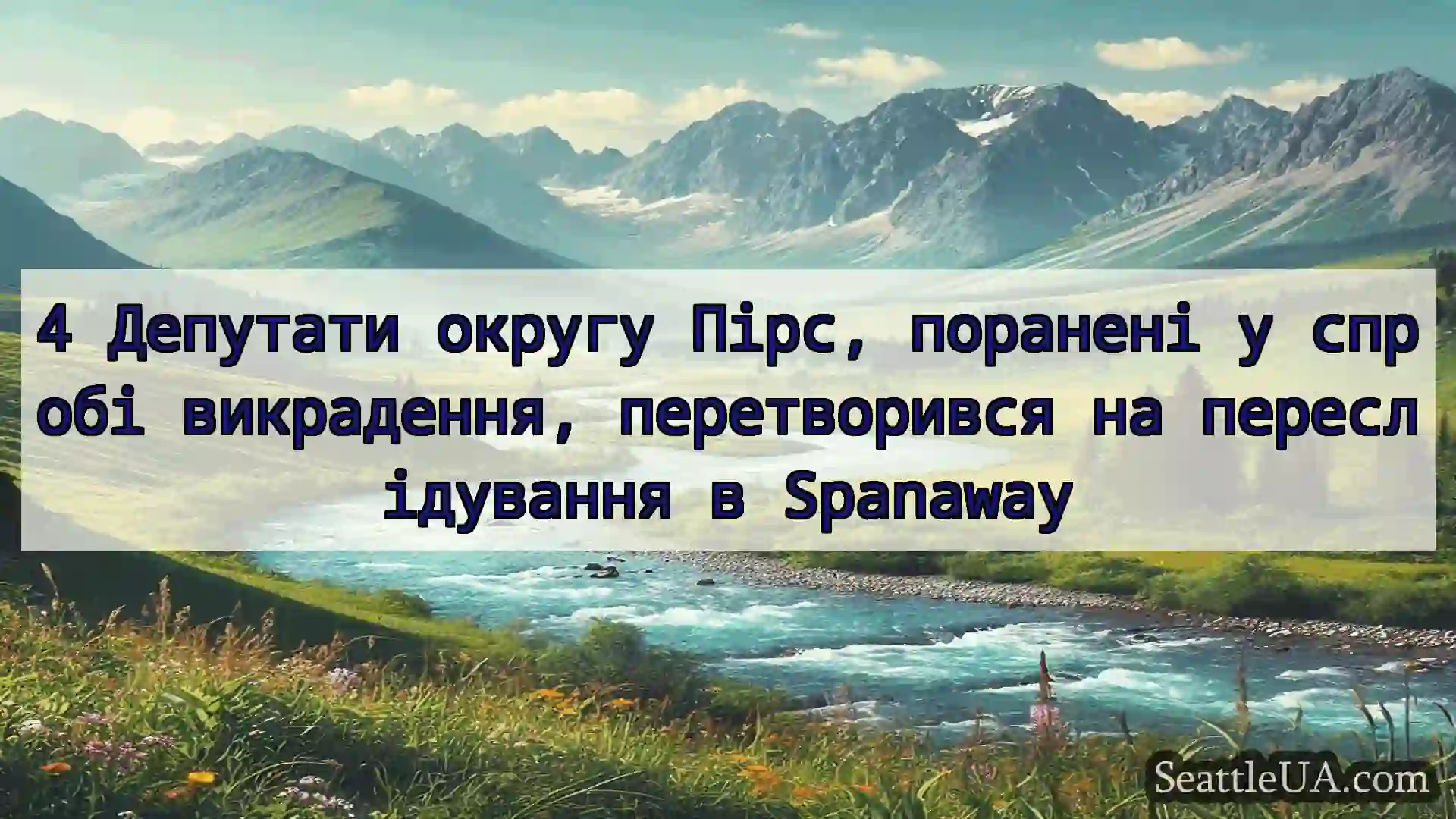 4 Депутати округу Пірс, поранені у спробі