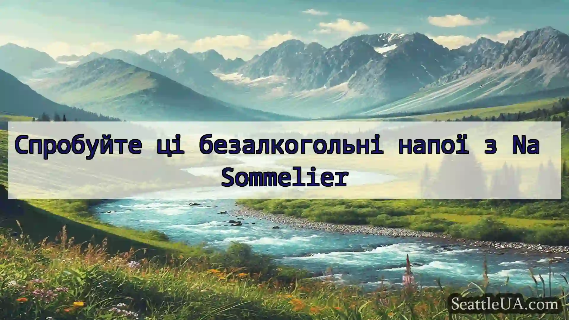 Спробуйте ці безалкогольні напої з Na Sommelier
