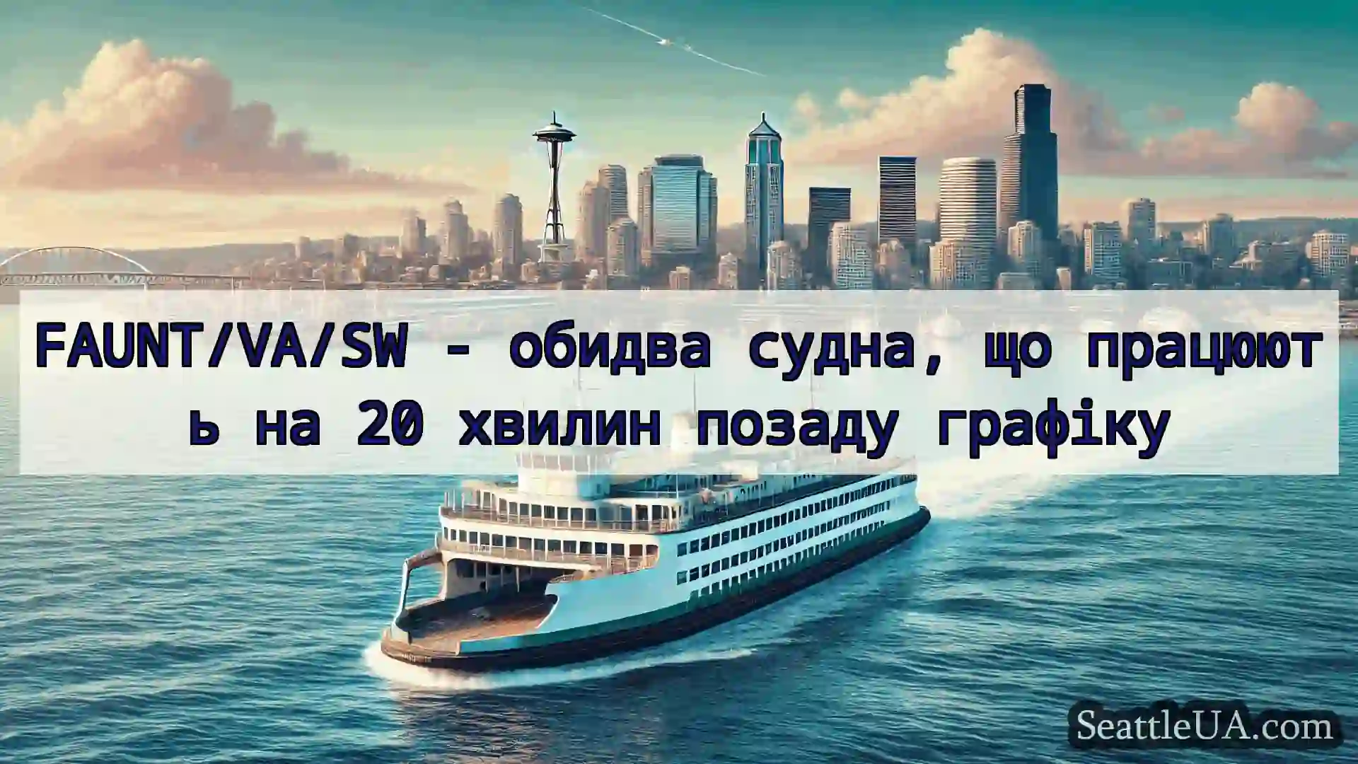 FAUNT/VA/SW - обидва судна, що працюють на 20