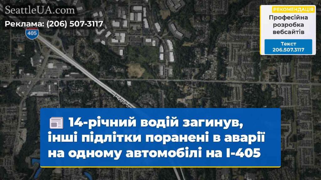 14-річний водій загинув, інші підлітки поранені в