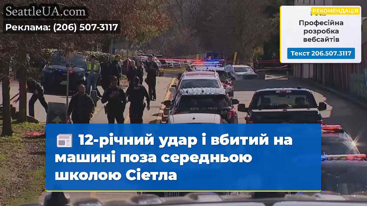 12-річний удар і вбитий на машині поза середньою