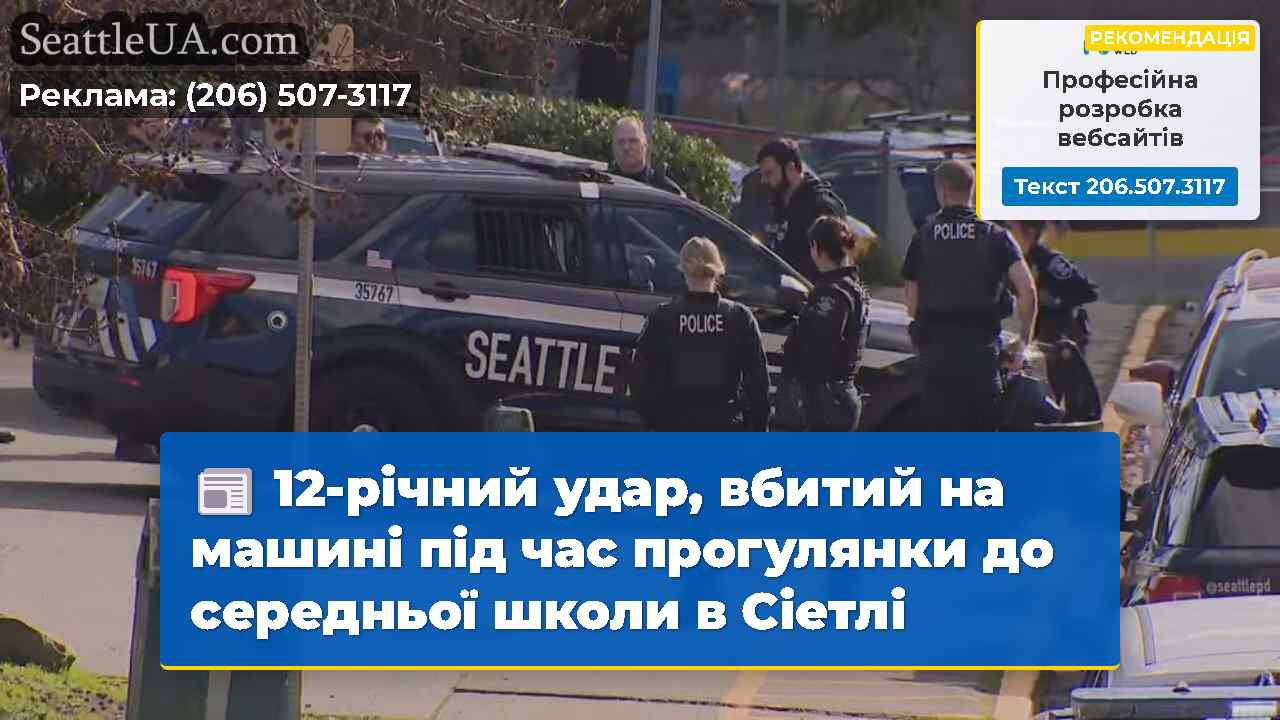 12-річний удар, вбитий на машині під час