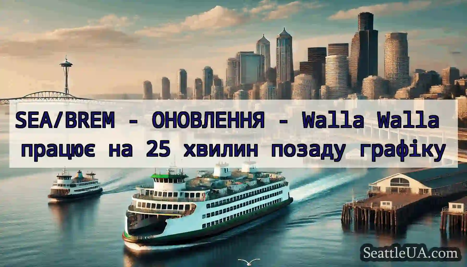 SEA/BREM - ОНОВЛЕННЯ - Walla Walla працює на 25