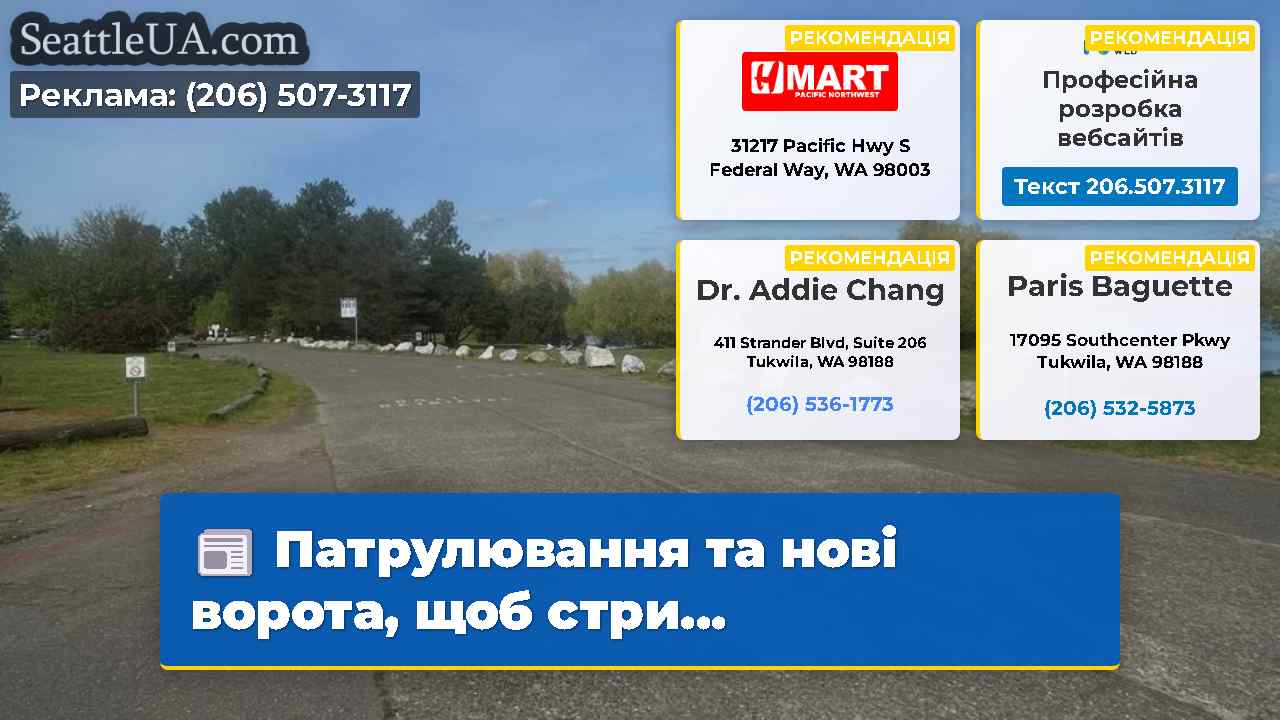 Патрулювання та нові ворота щоб стри…