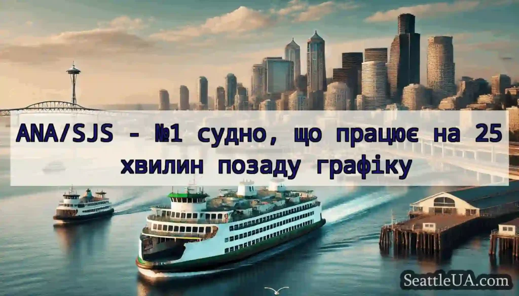 ANA/SJS - №1 судно, що працює на 25 хвилин позаду