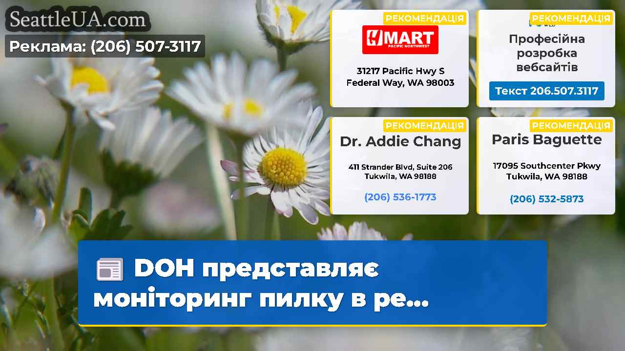 DOH представляє моніторинг пилку в ре…