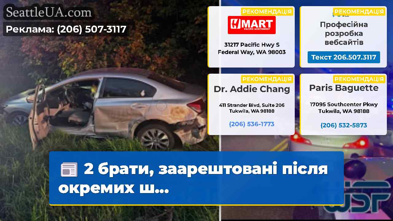 2 брати заарештовані після окремих ш…