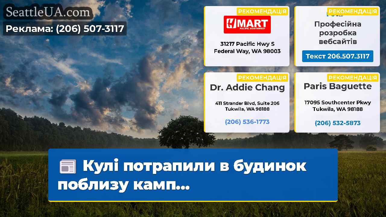 Кулі потрапили в будинок поблизу камп…