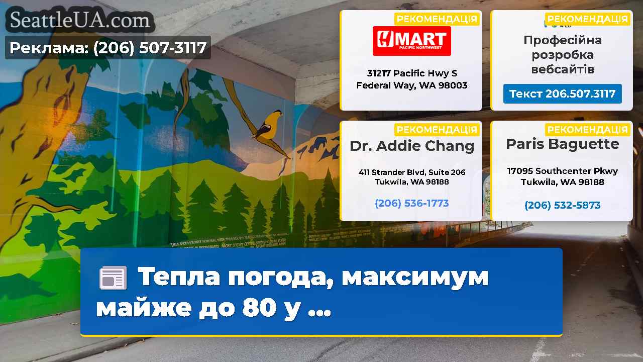 Тепла погода максимум майже до 80 у …