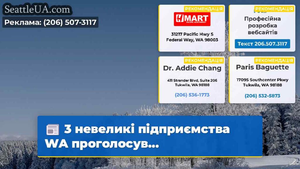 3 невеликі підприємства WA проголосув...