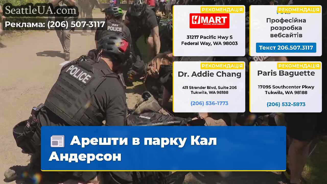 Арешти в парку Кал Андерсон