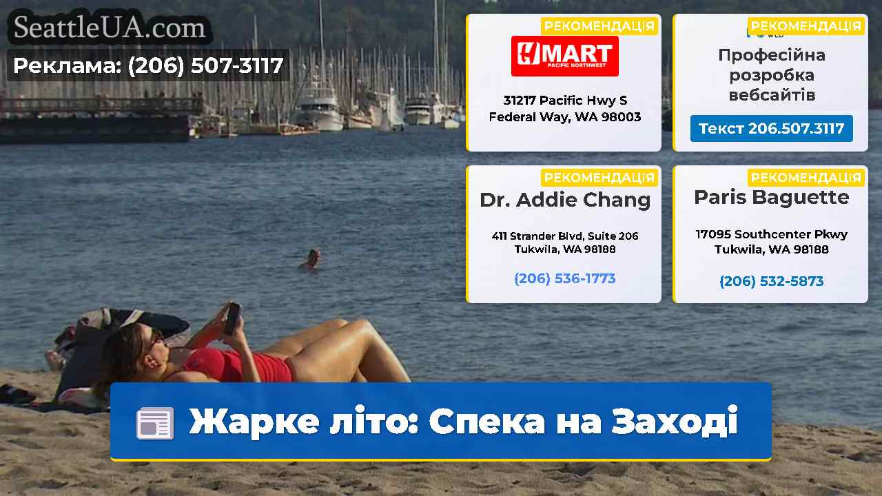 Жарке літо: Спека на Заході