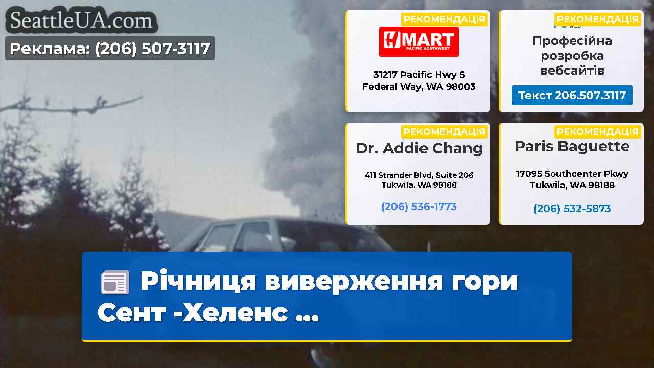 Річниця виверження гори Сент -Хеленс …