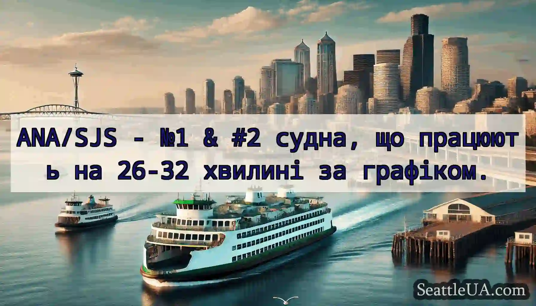ANA/SJS - №1 & #2 судна, що працюють на 26-32