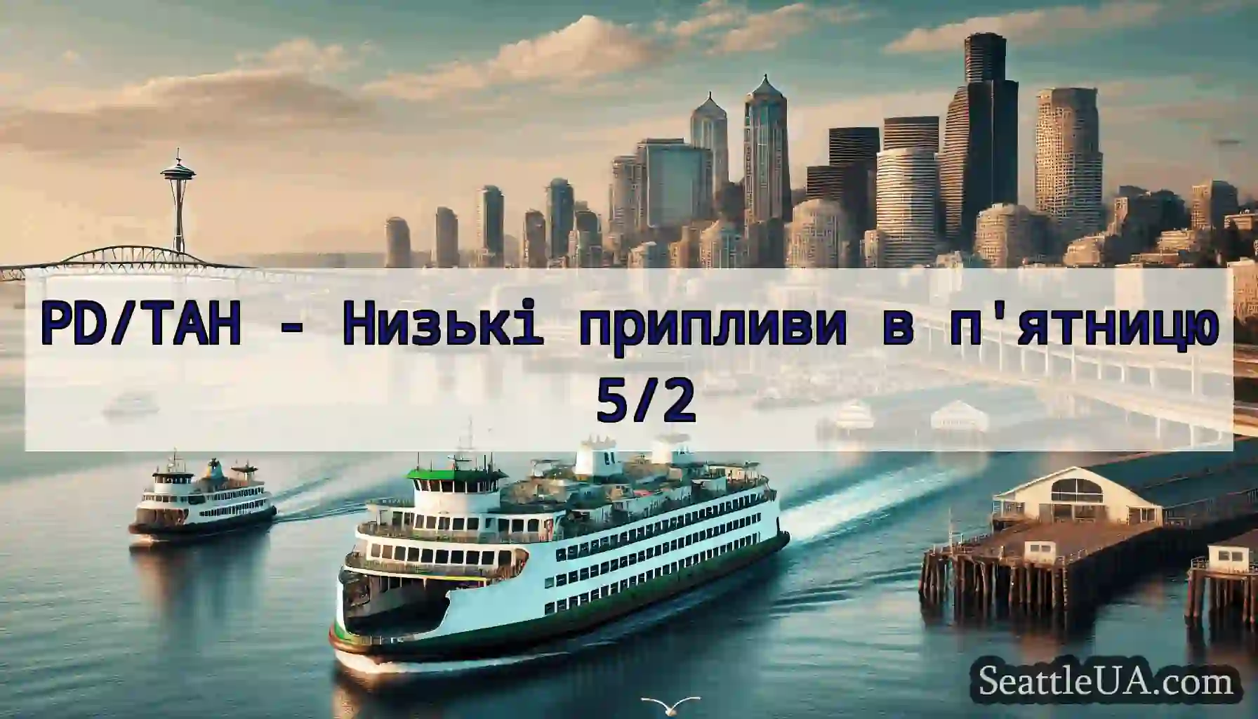 PD/TAH - Низькі припливи в п'ятницю 5/2