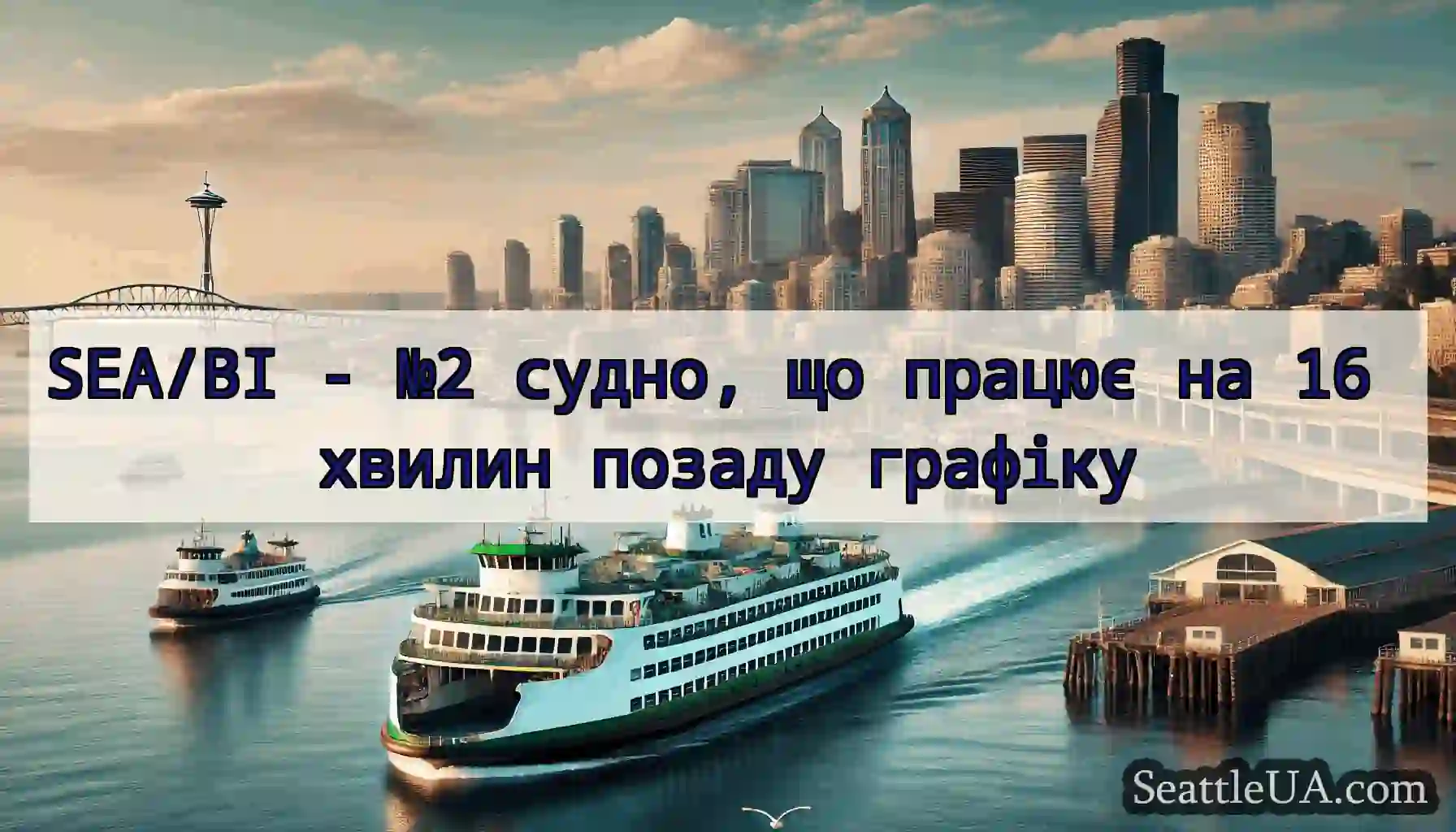 SEA/BI - №2 судно, що працює на 16 хвилин позаду
