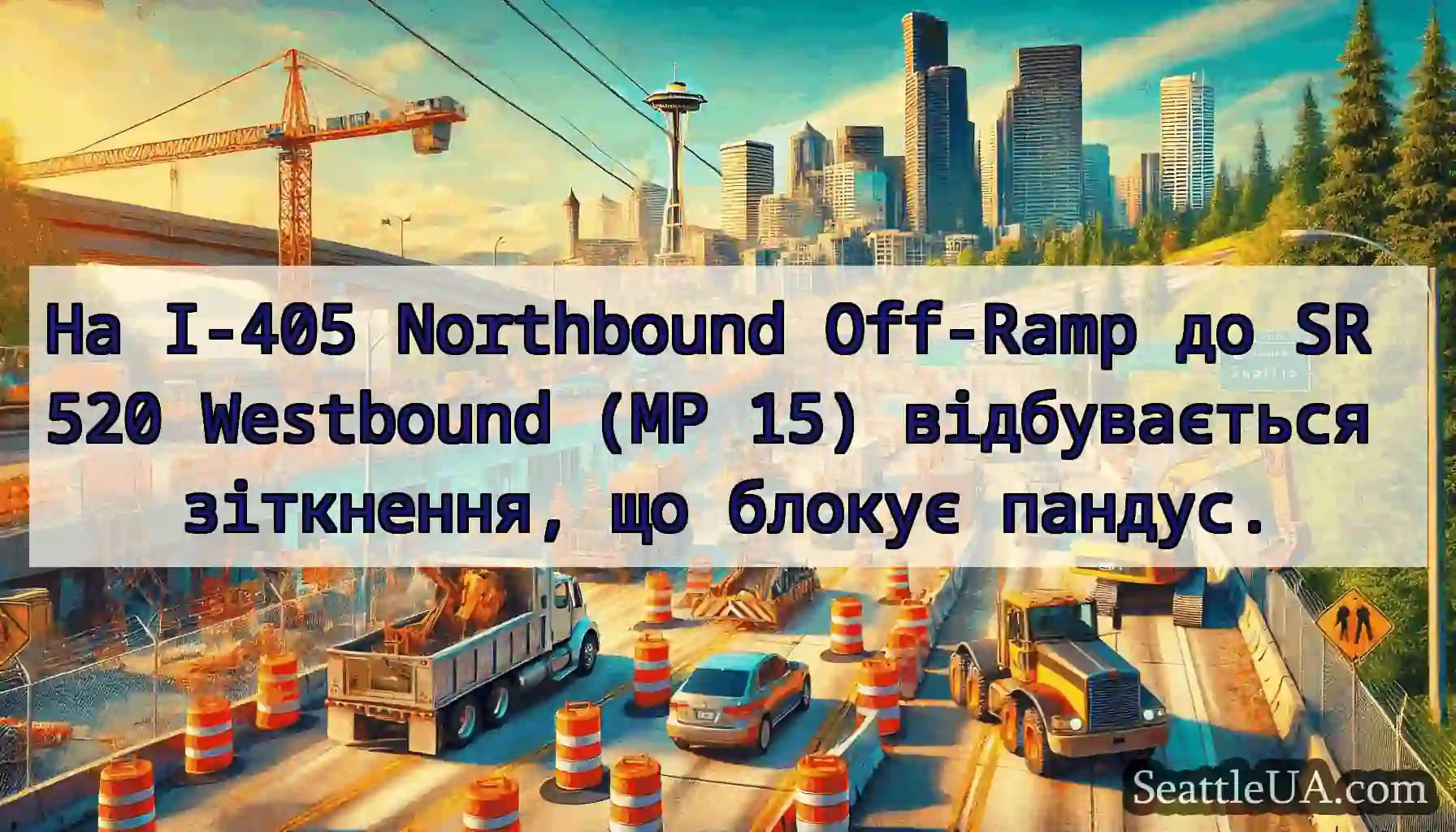 На I-405 Northbound Off-Ramp до SR 520 Westbound