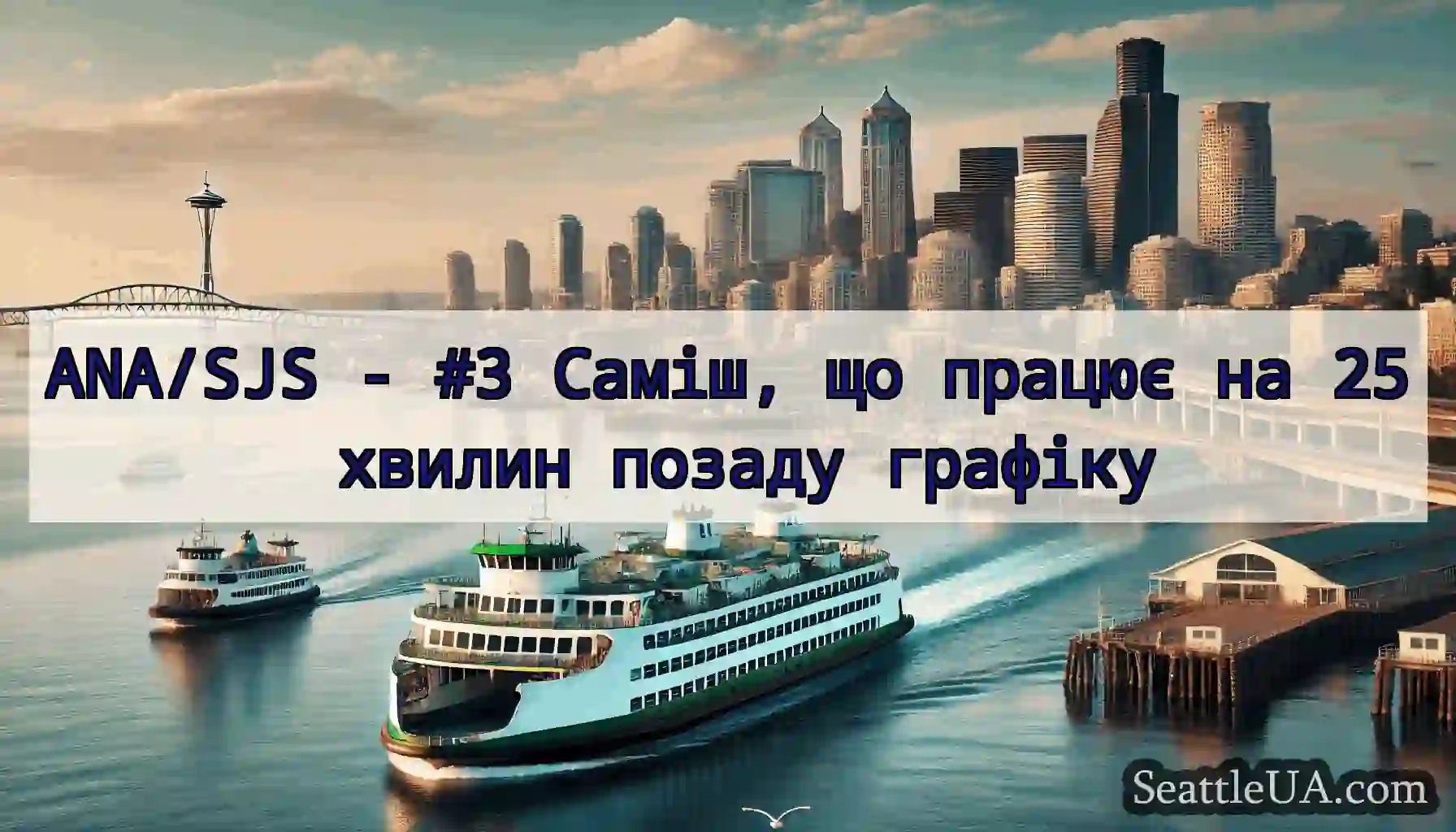 ANA/SJS - #3 Саміш, що працює на 25 хвилин позаду