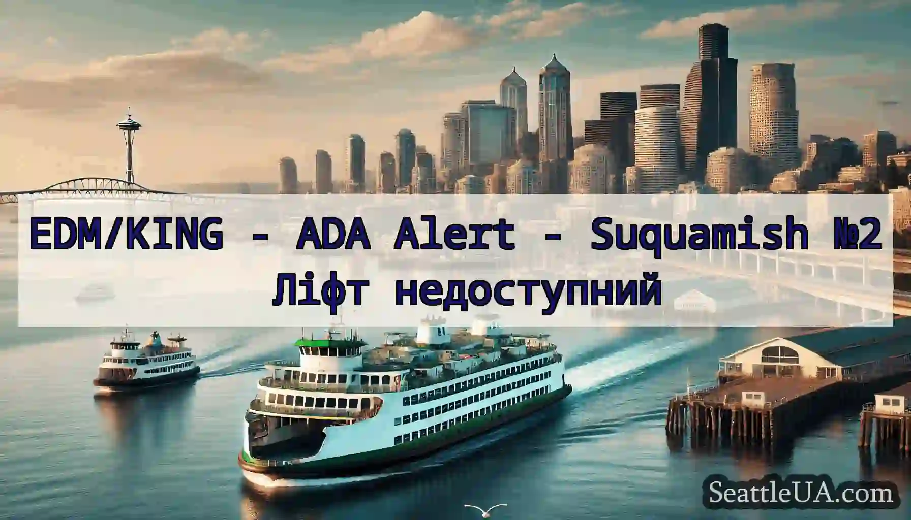 EDM/KING - ADA Alert - Suquamish №2 Ліфт