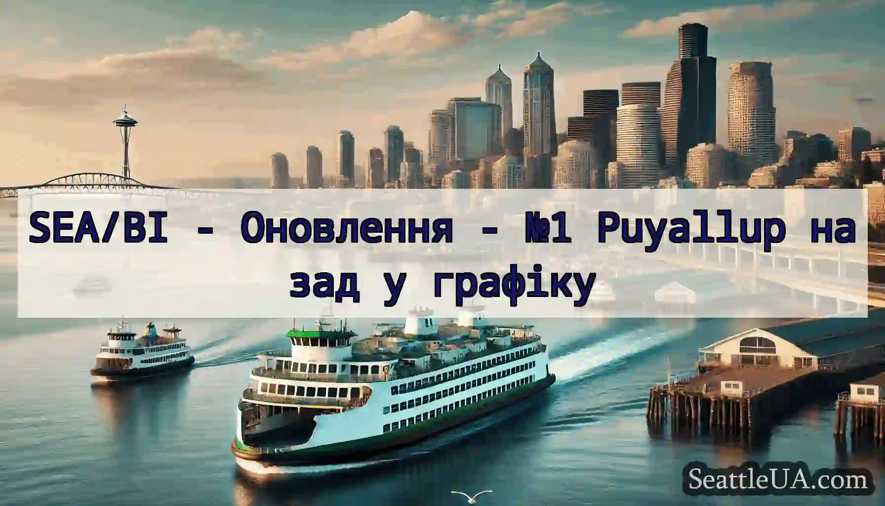 SEA/BI - Оновлення - №1 Puyallup назад у графіку
