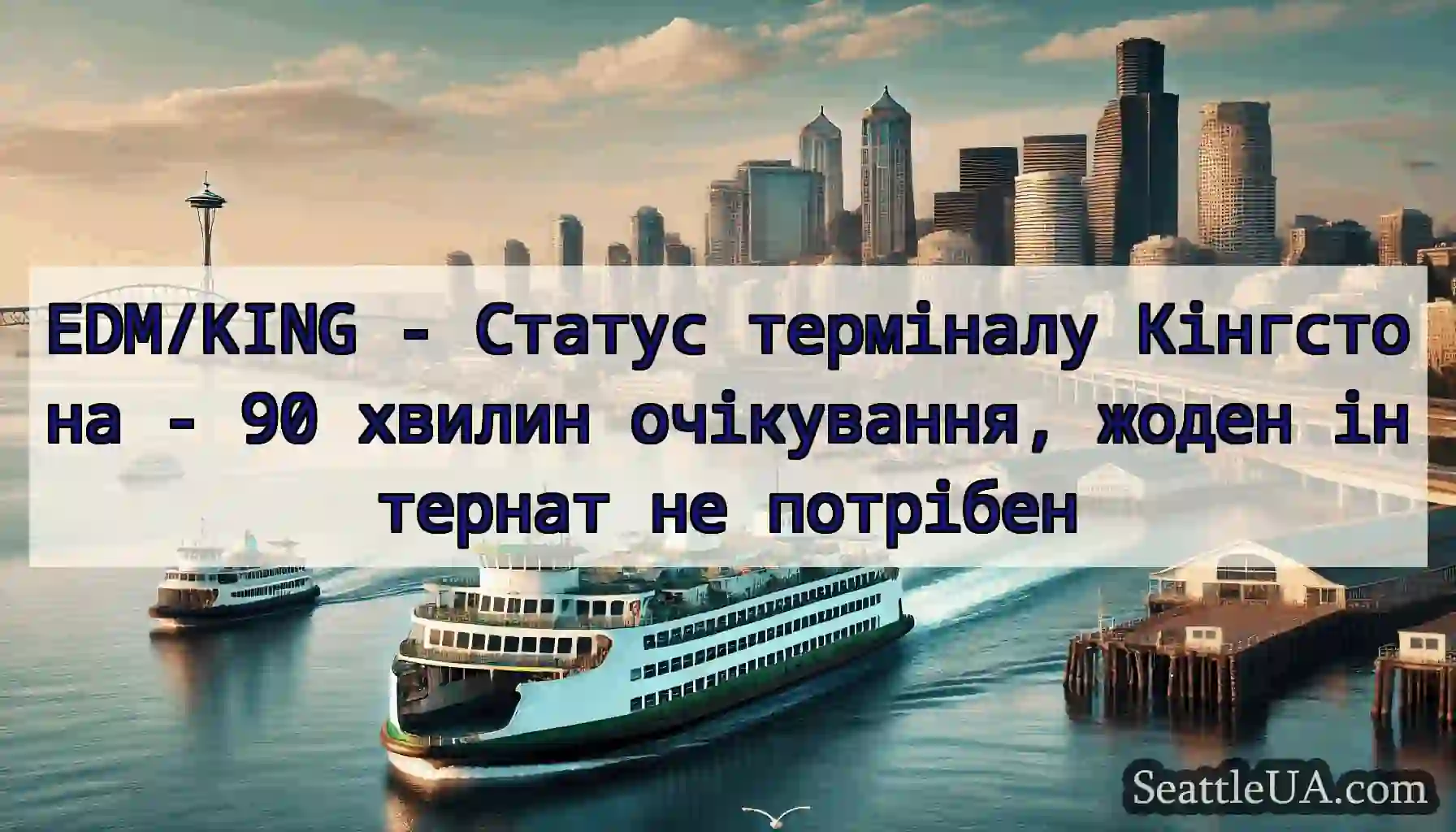 EDM/KING - Статус терміналу Кінгстона - 90 хвилин