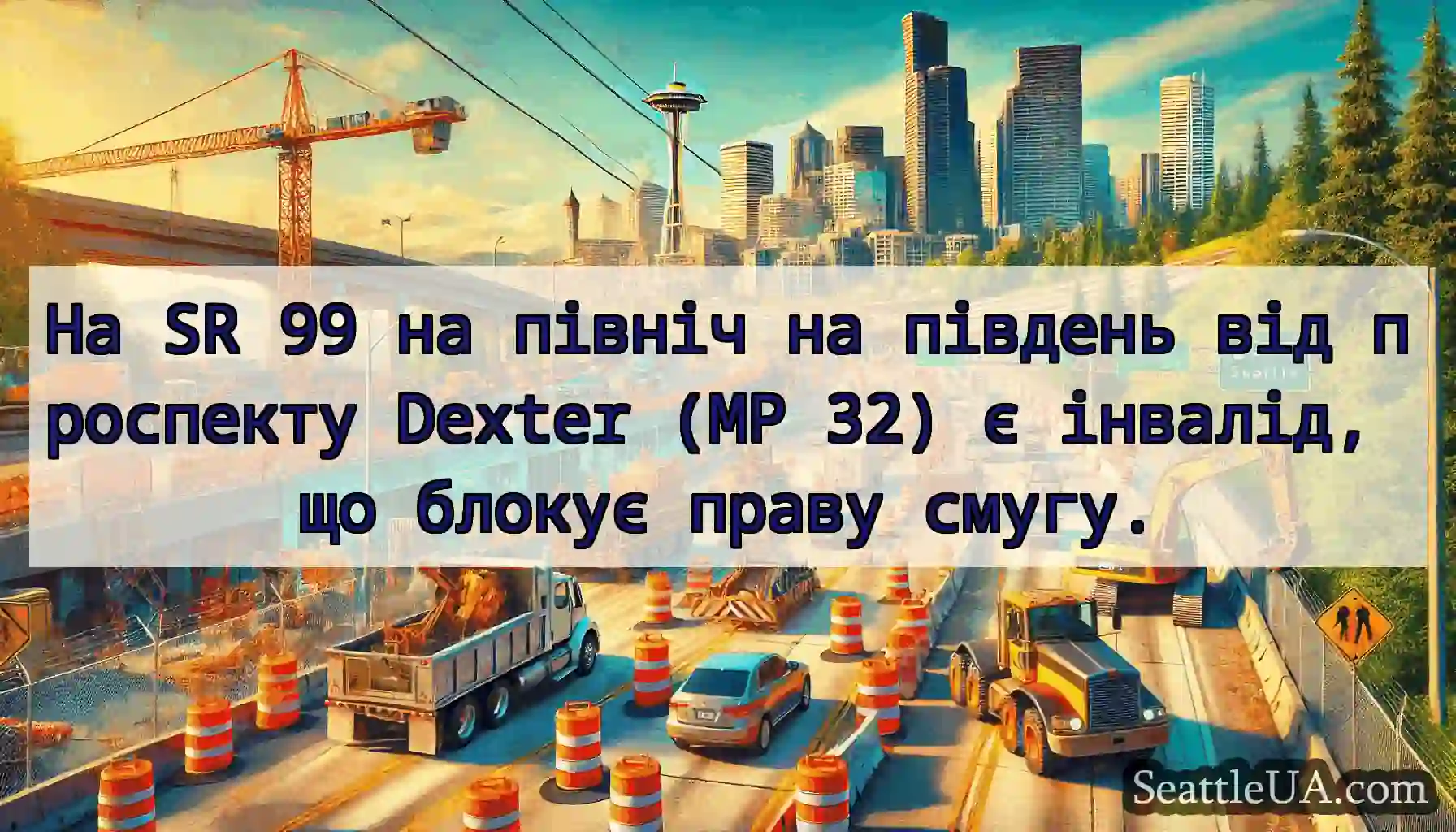На SR 99 на північ на південь від проспекту