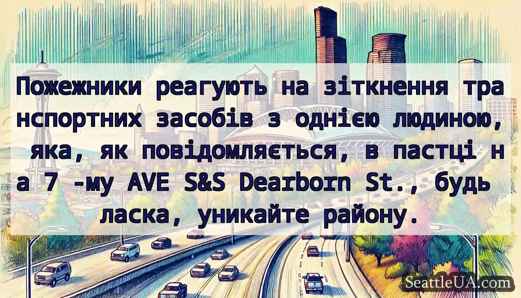 Пожежники реагують на зіткнення транспортних