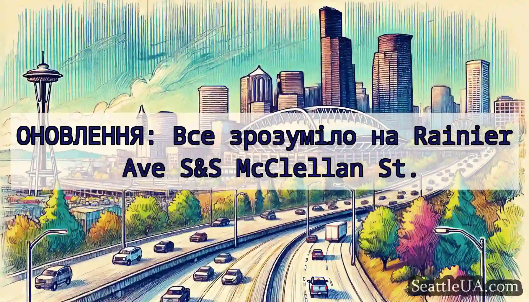 ОНОВЛЕННЯ: Все зрозуміло на Rainier Ave S&S