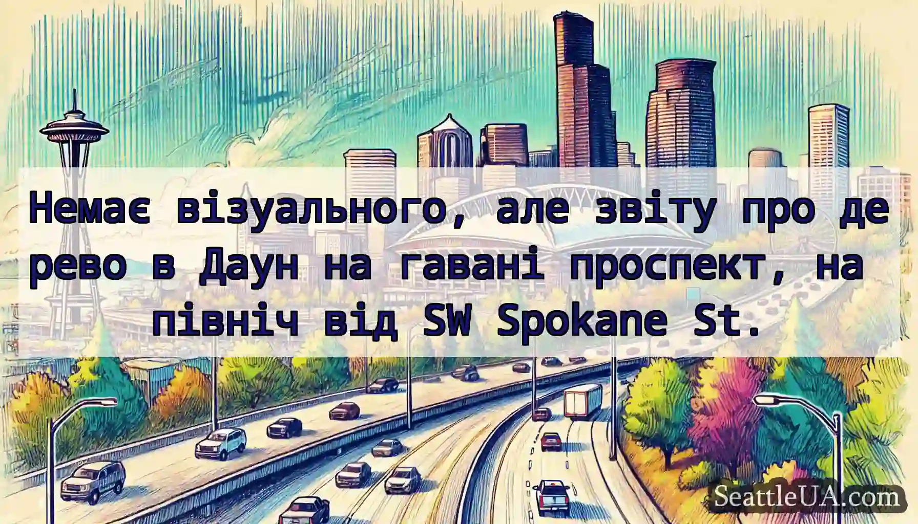 Немає візуального, але звіту про дерево в Даун на