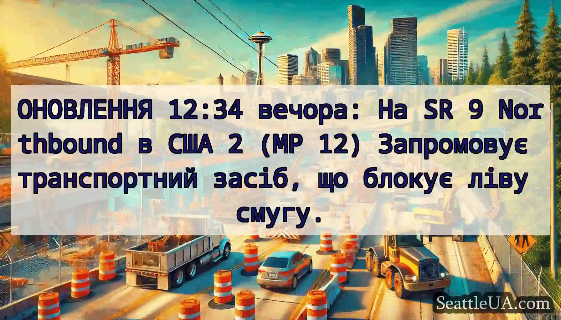 ОНОВЛЕННЯ 12:34 вечора: На SR 9 Northbound в США