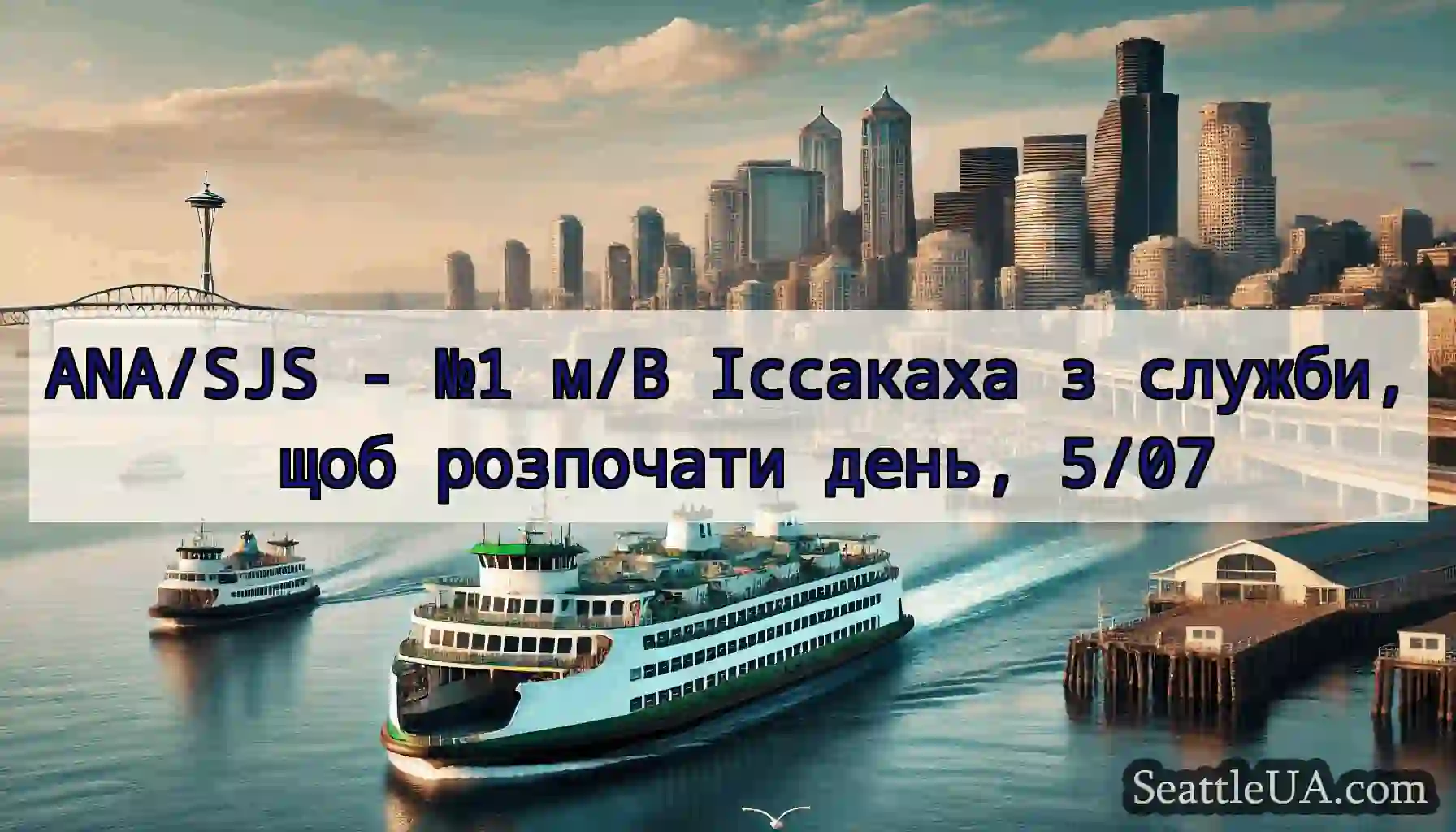 ANA/SJS - №1 м/В Іссакаха з служби, щоб розпочати
