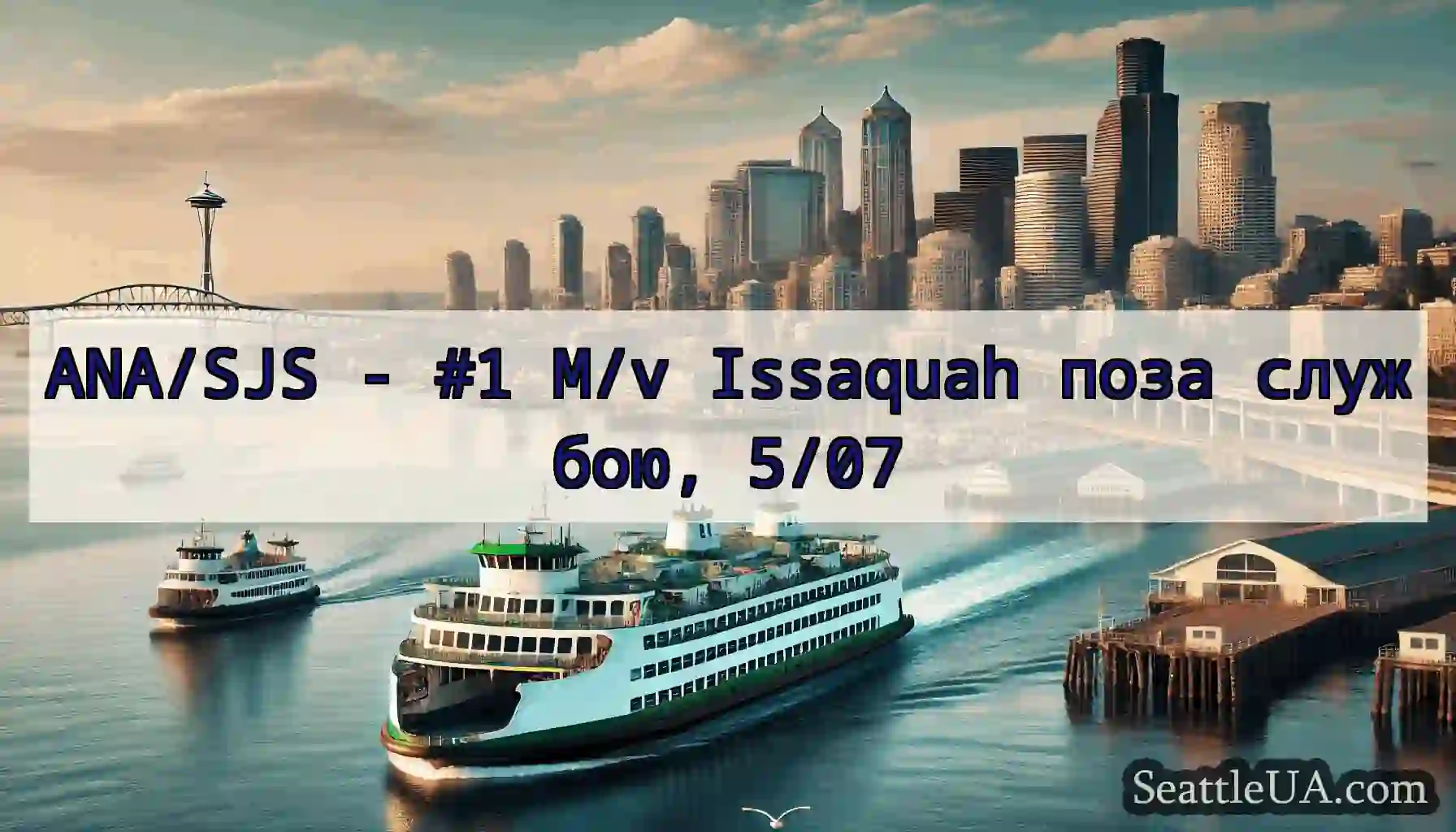 ANA/SJS - #1 M/v Issaquah поза службою, 5/07