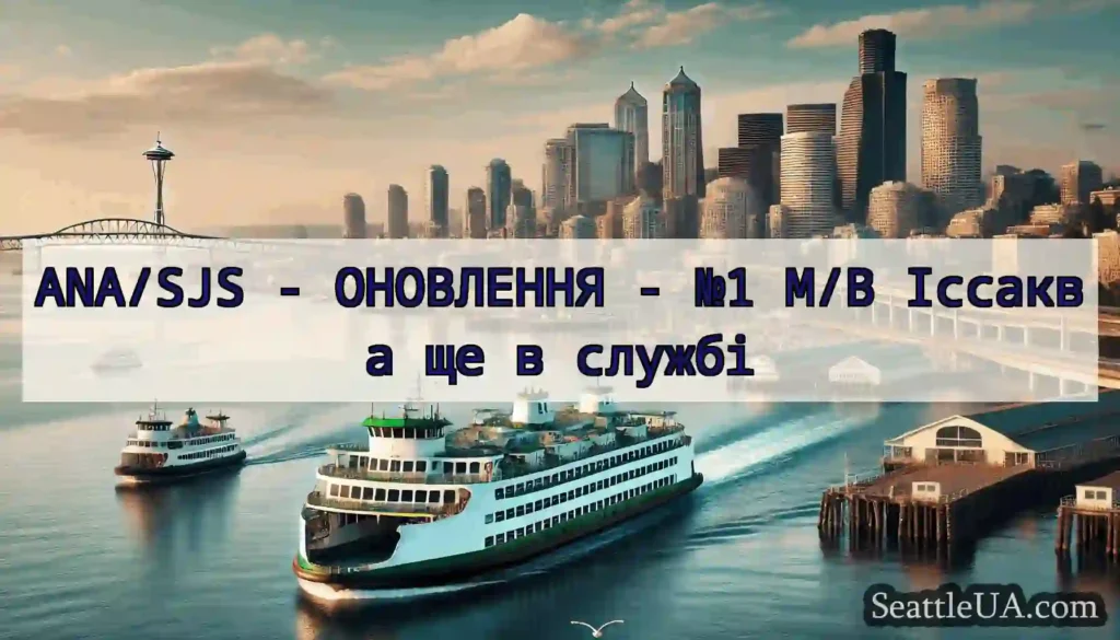ANA/SJS - ОНОВЛЕННЯ - №1 М/В Іссаква ще в службі