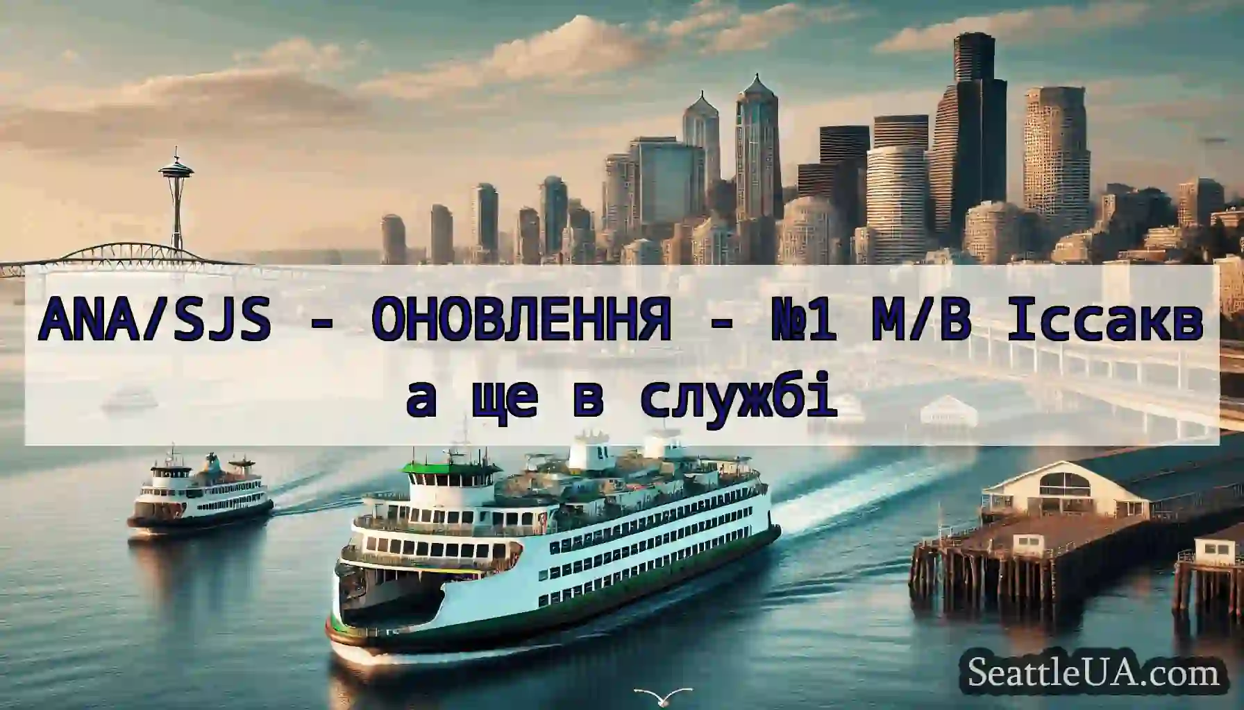 ANA/SJS - ОНОВЛЕННЯ - №1 М/В Іссаква ще в службі