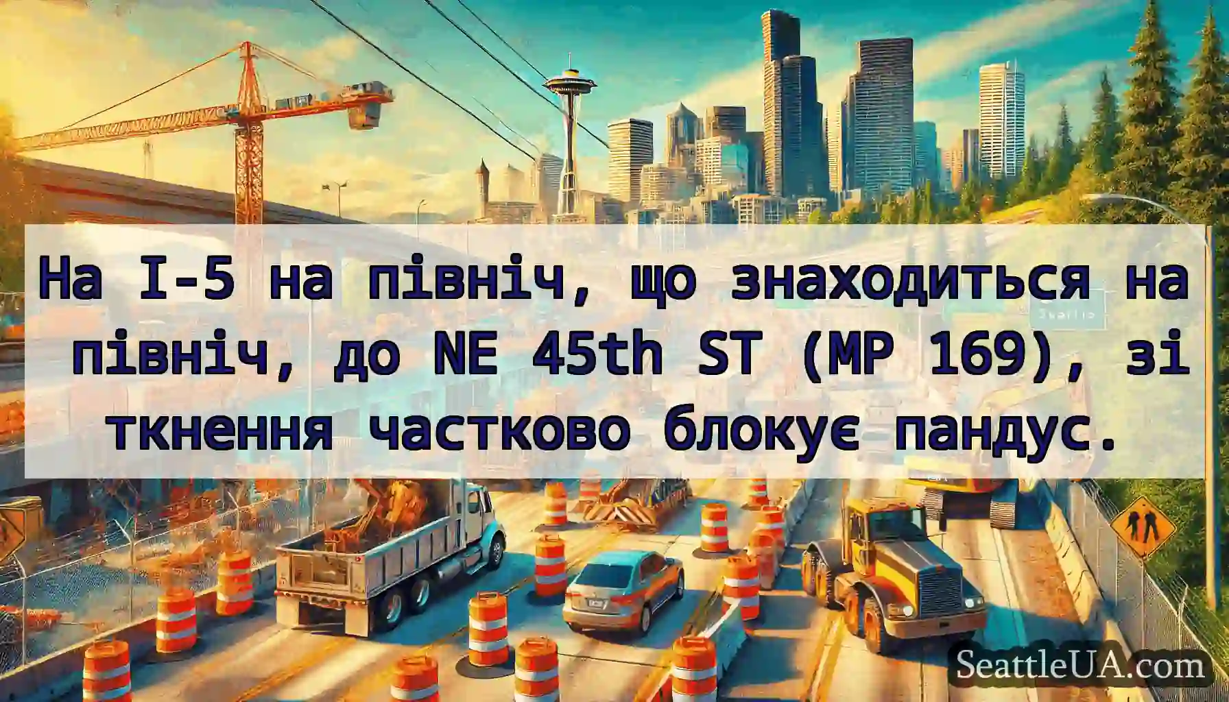 На I-5 на північ, що знаходиться на північ, до NE